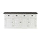 NovaSolo Halifax Contrast Buffet In Classic White & Black B194CT