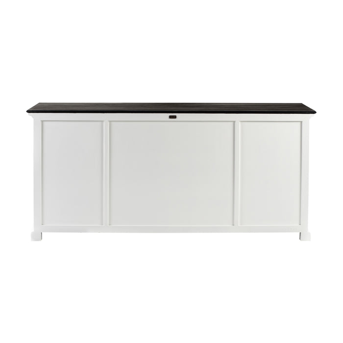 NovaSolo Halifax Contrast Buffet In Classic White & Black B194CT