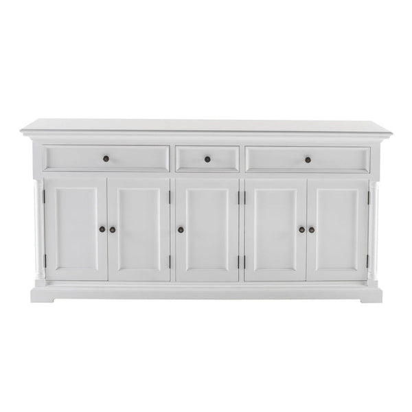 NovaSolo Provence Buffet with 5 Doors in Classic White B197