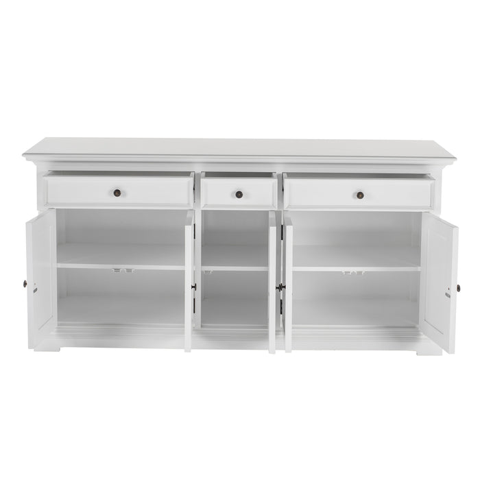 NovaSolo Provence Buffet with 5 Doors in Classic White B197