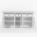 NovaSolo Provence Buffet with 5 Doors in Classic White B197