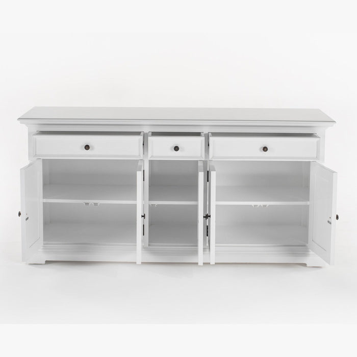 NovaSolo Provence Buffet with 5 Doors in Classic White B197