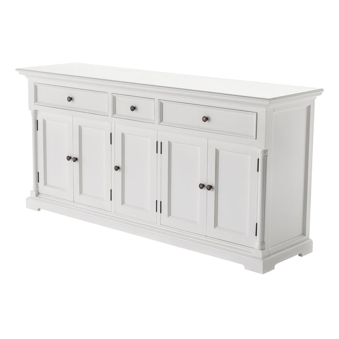 NovaSolo Provence Buffet with 5 Doors in Classic White B197