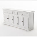 NovaSolo Provence Buffet with 5 Doors in Classic White B197