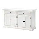 NovaSolo Provence Cabinet with Hutch White BCA595