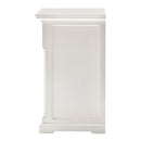 NovaSolo Provence Cabinet with Hutch White BCA595