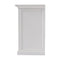 NovaSolo Halifax Kitchen Cabinet with Hutch 5 Doors 3 Drawers White BCA605