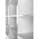 NovaSolo Halifax Hutch Unit with 6 Glass Doors in Classic White BCA611