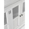 NovaSolo Halifax Hutch Unit with 6 Glass Doors in Classic White BCA611