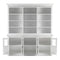 NovaSolo Halifax Hutch Unit with 6 Glass Doors in Classic White BCA611