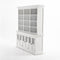 NovaSolo Halifax Hutch Unit with 6 Glass Doors in Classic White BCA611