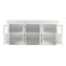 NovaSolo Halifax Hutch Unit with 6 Glass Doors in Classic White BCA611