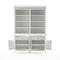 NovaSolo Skansen Hutch Bookcase Unit in Classic White BCA613