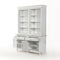 NovaSolo Skansen Hutch Bookcase Unit in Classic White BCA613