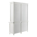 NovaSolo Skansen Hutch Bookcase Unit in Classic White BCA613