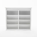 NovaSolo Skansen Hutch Bookcase Unit in Classic White BCA613