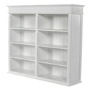 NovaSolo Skansen Hutch Bookcase Unit in Classic White BCA613