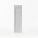 NovaSolo Skansen Hutch Bookcase Unit in Classic White BCA613