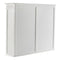 NovaSolo Skansen Hutch Bookcase Unit in Classic White BCA613