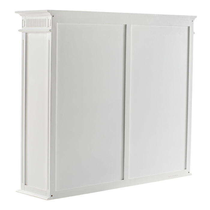 NovaSolo Skansen Hutch Bookcase Unit in Classic White BCA613