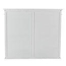 NovaSolo Skansen Hutch Bookcase Unit in Classic White BCA613