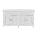 NovaSolo Skansen Hutch Bookcase Unit in Classic White BCA613