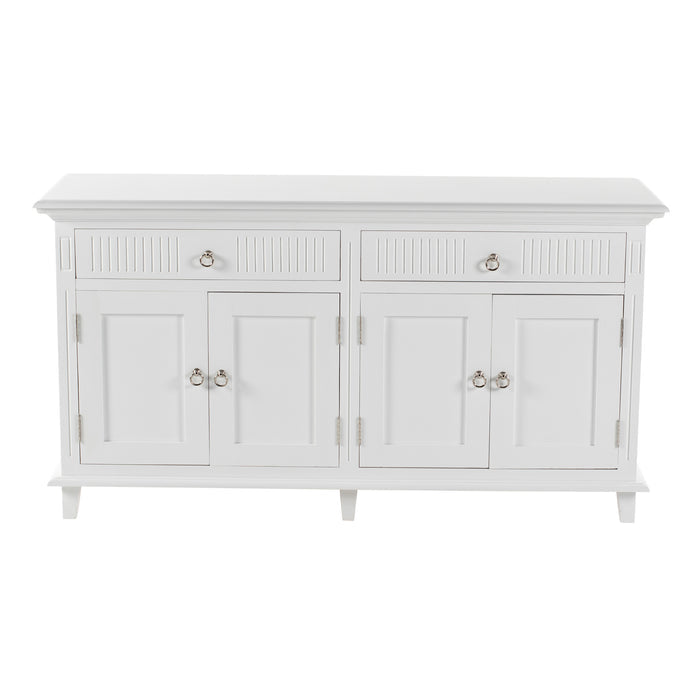 NovaSolo Skansen Hutch Bookcase Unit in Classic White BCA613