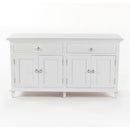 NovaSolo Skansen Hutch Bookcase Unit in Classic White BCA613