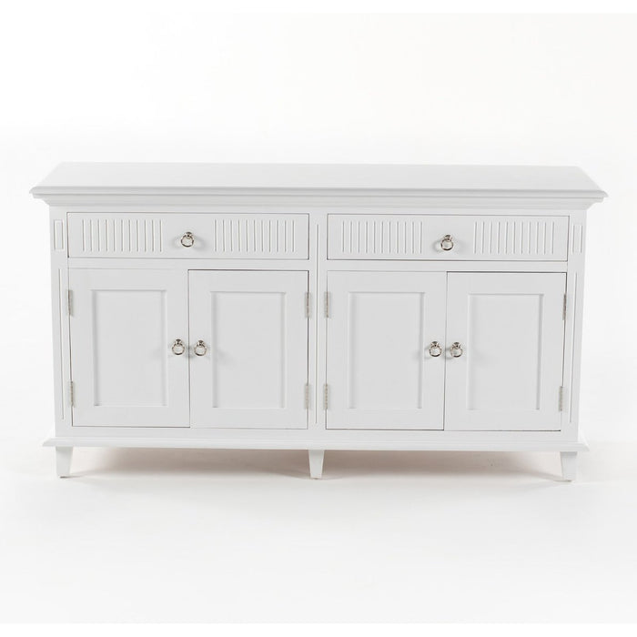 NovaSolo Skansen Hutch Bookcase Unit in Classic White BCA613