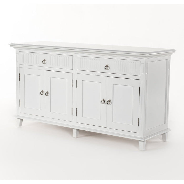 NovaSolo Skansen Hutch Bookcase Unit in Classic White BCA613