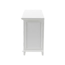 NovaSolo Skansen Hutch Bookcase Unit in Classic White BCA613