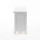 NovaSolo Skansen Hutch Bookcase Unit in Classic White BCA613