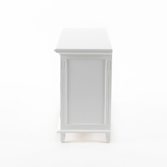 NovaSolo Skansen Hutch Bookcase Unit in Classic White BCA613