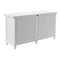 NovaSolo Skansen Hutch Bookcase Unit in Classic White BCA613