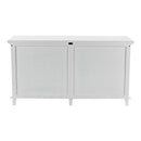 NovaSolo Skansen Hutch Bookcase Unit in Classic White BCA613