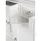 NovaSolo Skansen Kitchen Hutch Cabinet with 5 Doors 3 Drawers in Classic White BCA614