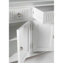 NovaSolo Skansen Kitchen Hutch Cabinet with 5 Doors 3 Drawers in Classic White BCA614