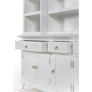 NovaSolo Skansen Kitchen Hutch Cabinet with 5 Doors 3 Drawers in Classic White BCA614