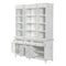 NovaSolo Skansen Kitchen Hutch Cabinet with 5 Doors 3 Drawers in Classic White BCA614