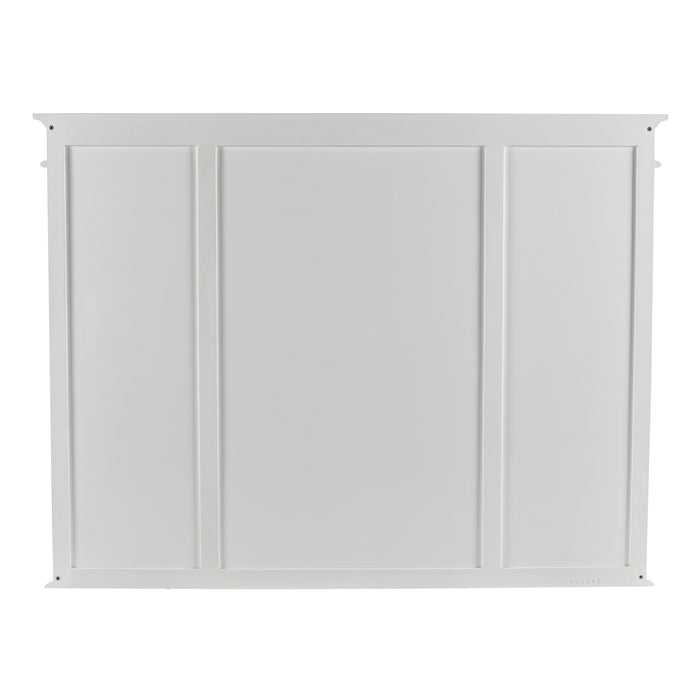 NovaSolo Skansen Kitchen Hutch Cabinet with 5 Doors 3 Drawers in Classic White BCA614