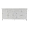 NovaSolo Skansen Kitchen Hutch Cabinet with 5 Doors 3 Drawers in Classic White BCA614