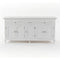 NovaSolo Skansen Kitchen Hutch Cabinet with 5 Doors 3 Drawers in Classic White BCA614