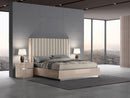 Whiteline Modern Living Waves King Bed BK1753