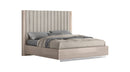 Whiteline Modern Living Waves King Bed BK1753