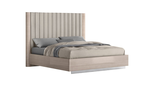 Whiteline Modern Living Waves King Bed BK1753