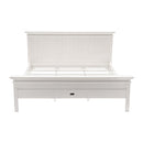 NovaSolo Halifax King Size Bed White BKU001