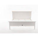 NovaSolo Halifax King Size Bed White BKU001