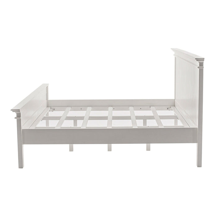 NovaSolo Halifax King Size Bed White BKU001