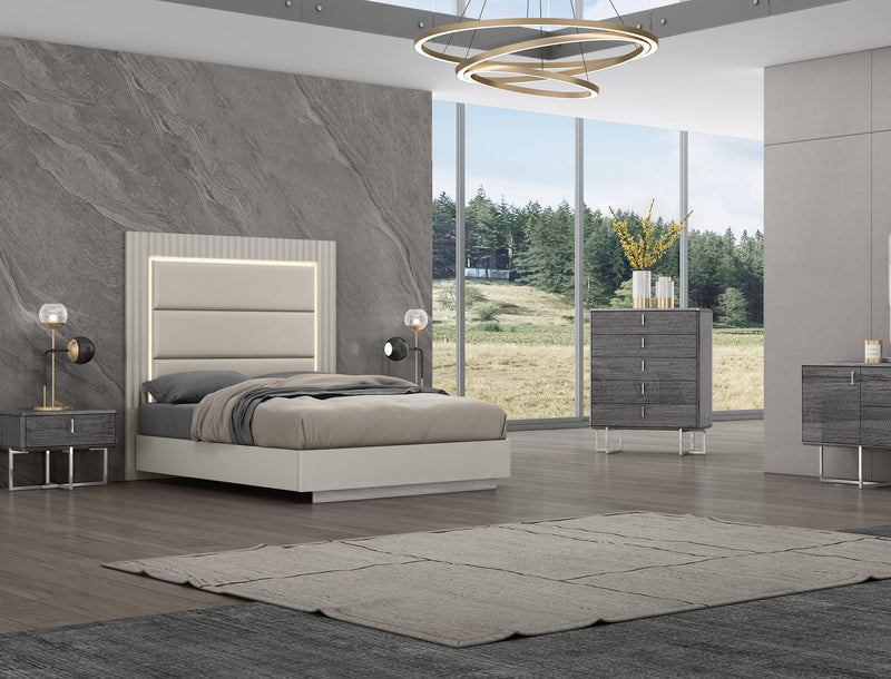 Whiteline Modern Living Chloe Queen Bed BQ1888