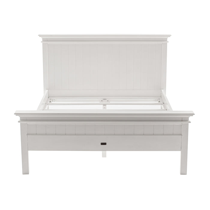 NovaSolo Halifax Queen Size Bed White BQU001